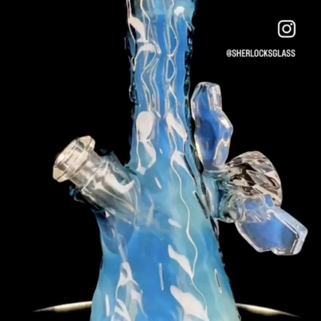 Chaka Glass Iced Out Mini Tube